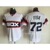 Maglia da Baseball Vintage Unisex Chicago White Sox Ricamata Retro Top Sportivo Traspirante