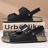 Fashion Summer Sport Sandals for Men Outdoor Casual Fashion Leatherfashion Non-slip Breathable Roman Shoes Comfortable Beach  Slippers
