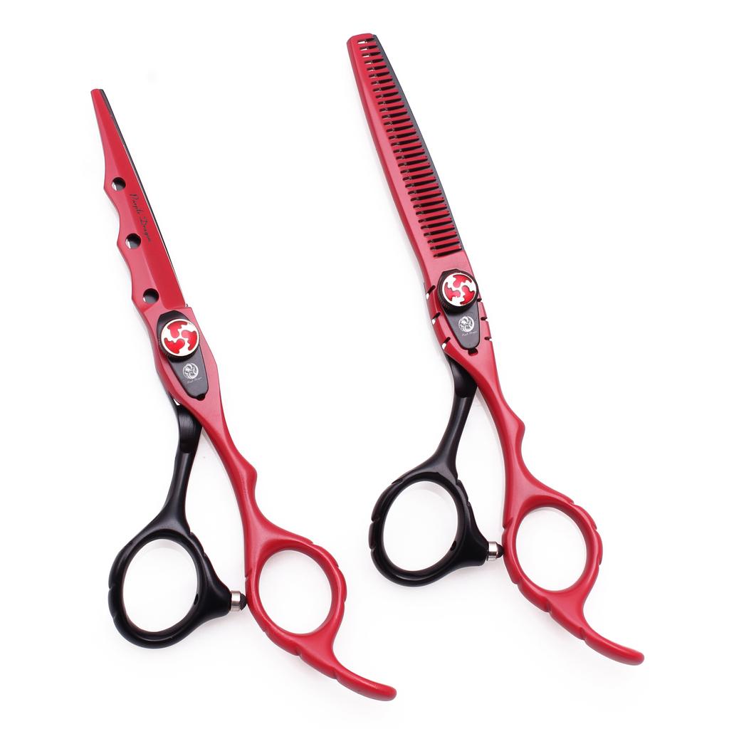 Professional Scissors 6" Stainless Hairdressing Scissors Cutting Shears Thinning Shears Hair Scissors Styling Tool Z1019