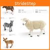 High-quality Static Plastic Animal Figurines Including Zebra Cow Sheep And Foal