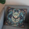 Colorful Cats Art Pattern Printed Pillow Covers Pattern Cushion Cover Suitable For Sofa Bedroom Car Pillow Cover