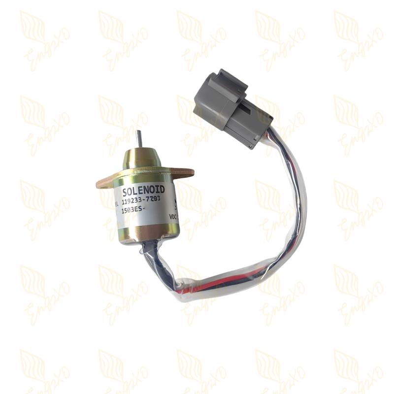 119233-77932 1503ES-12S5 12V 24V Brandstofafsluitmagneetventiel voor Woodward M806808 voor Deere 790 990 2020 Yanmar 3TNE84 Motor 12VDC
