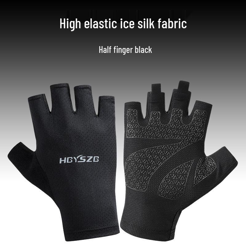 Унисекс велосипедные, рыболовные и фитнес-перчатки с полупальцами, устойчивые к истиранию, для активного отдыха Extra Large