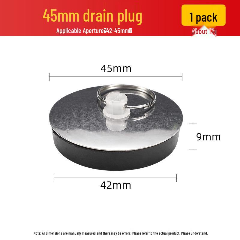 

Універсальна гумова пробка для зливу для раковин, ванн та басейнів