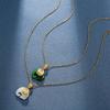 Simple Necklace Elephant Pendant Choker Fashion Gold Plated Chain  Women