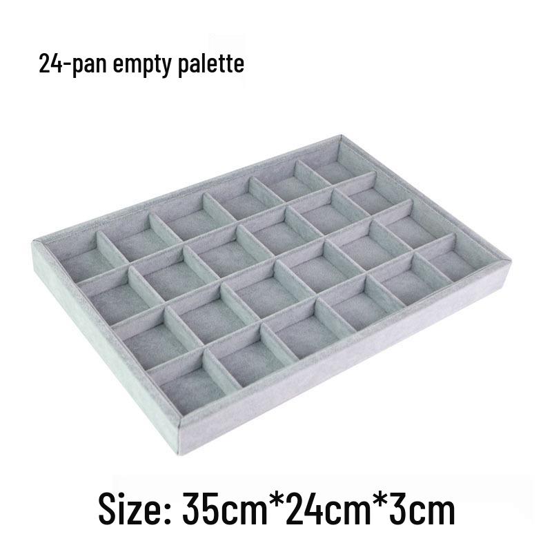 Zestaw biżuterii z lodowego aksamitu: Taca, Rama, Manekin, Przechowywanie naszyjników i bransoletek