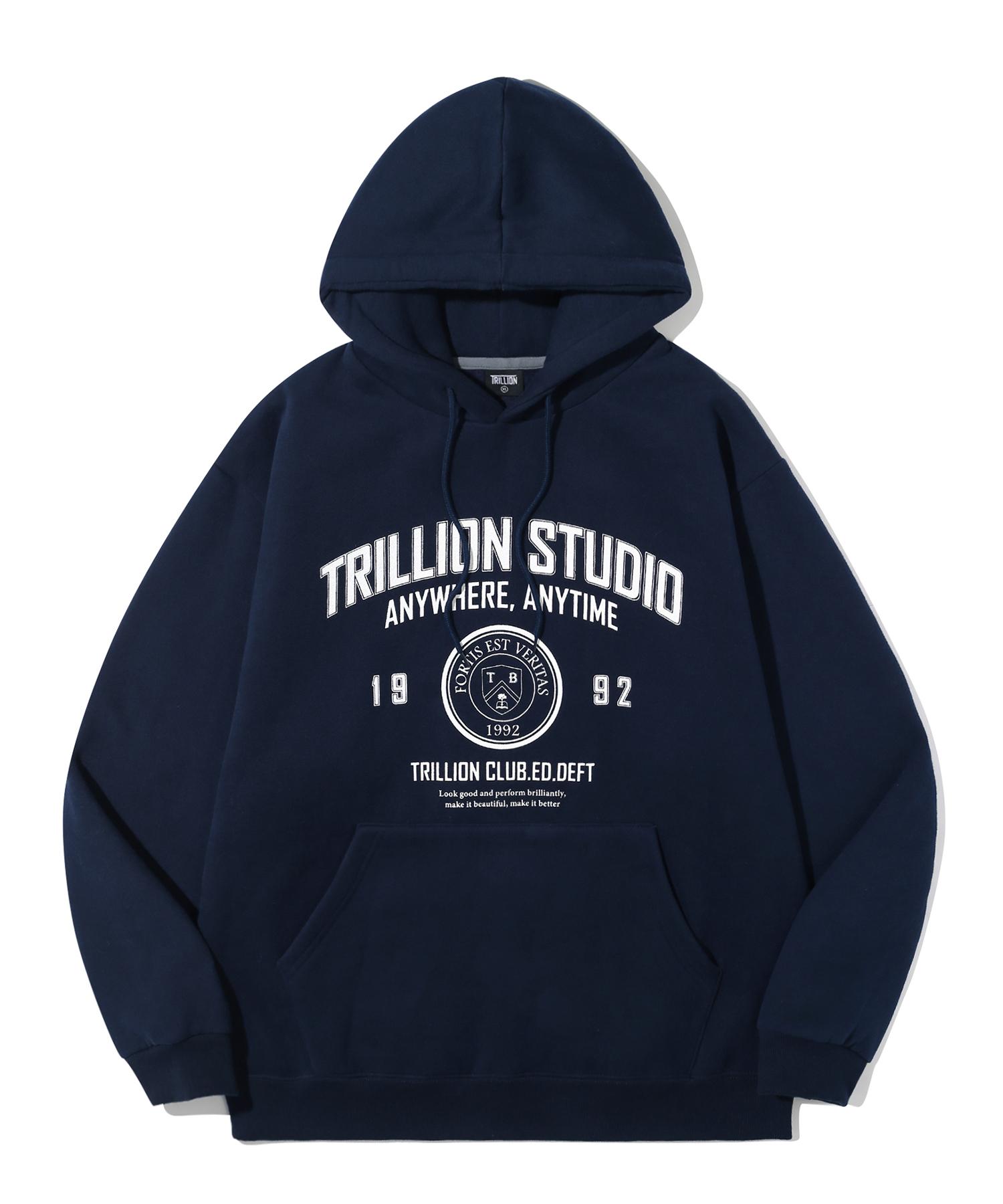 Trillion Studio Arch Oversized Hoodie (Navy) Navy/S