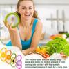 Fruit Storage Container 4 Pack Reusable Leak Proof Onion Keeper for Vegetable Salad Prep Kitchen Food Lunch Packing Organizer