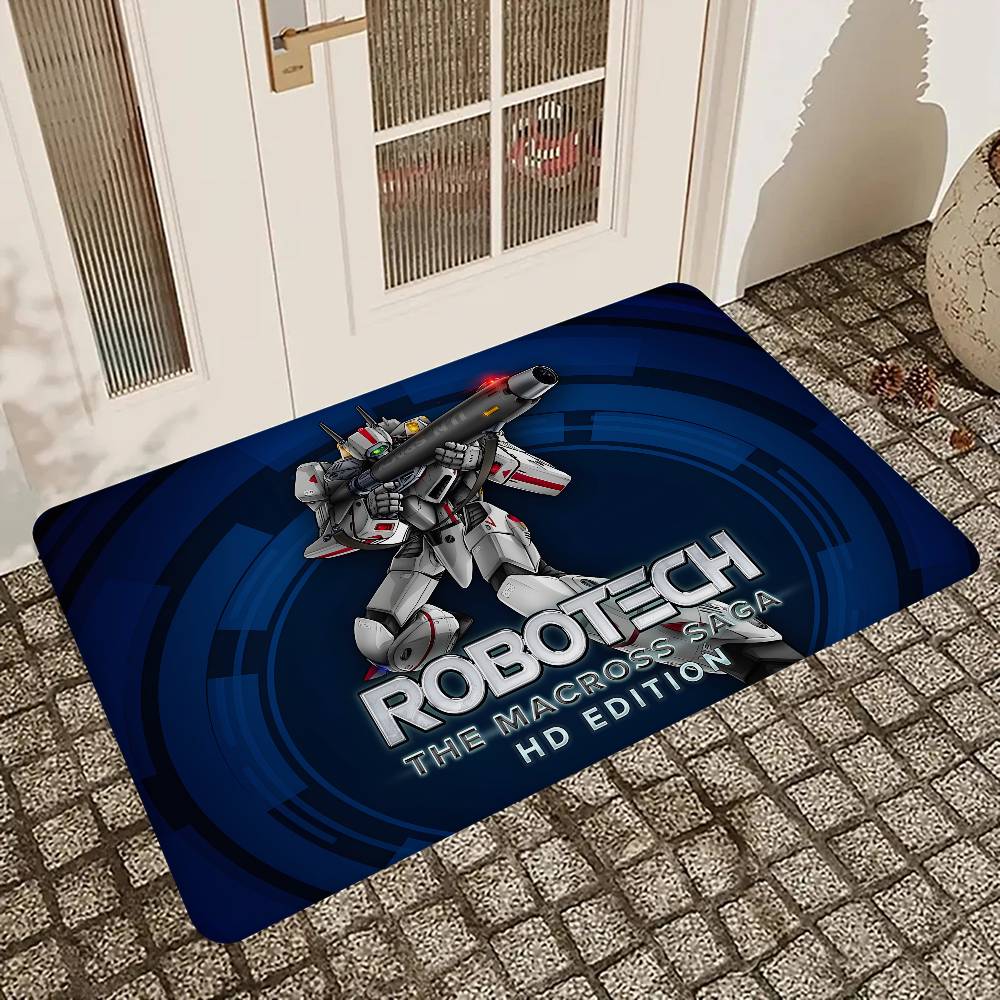 Anime R-Robotech Floor Mat INS Style Soft Bedroom Floor House Laundry Room Mat Anti-skid Household Carpets