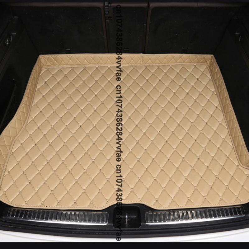 Car Trunk Mats for Lincoln MKC 2017- No Speaker Version In the Trunk Anti Dirty Durable Leather Carpet Protective Pad
