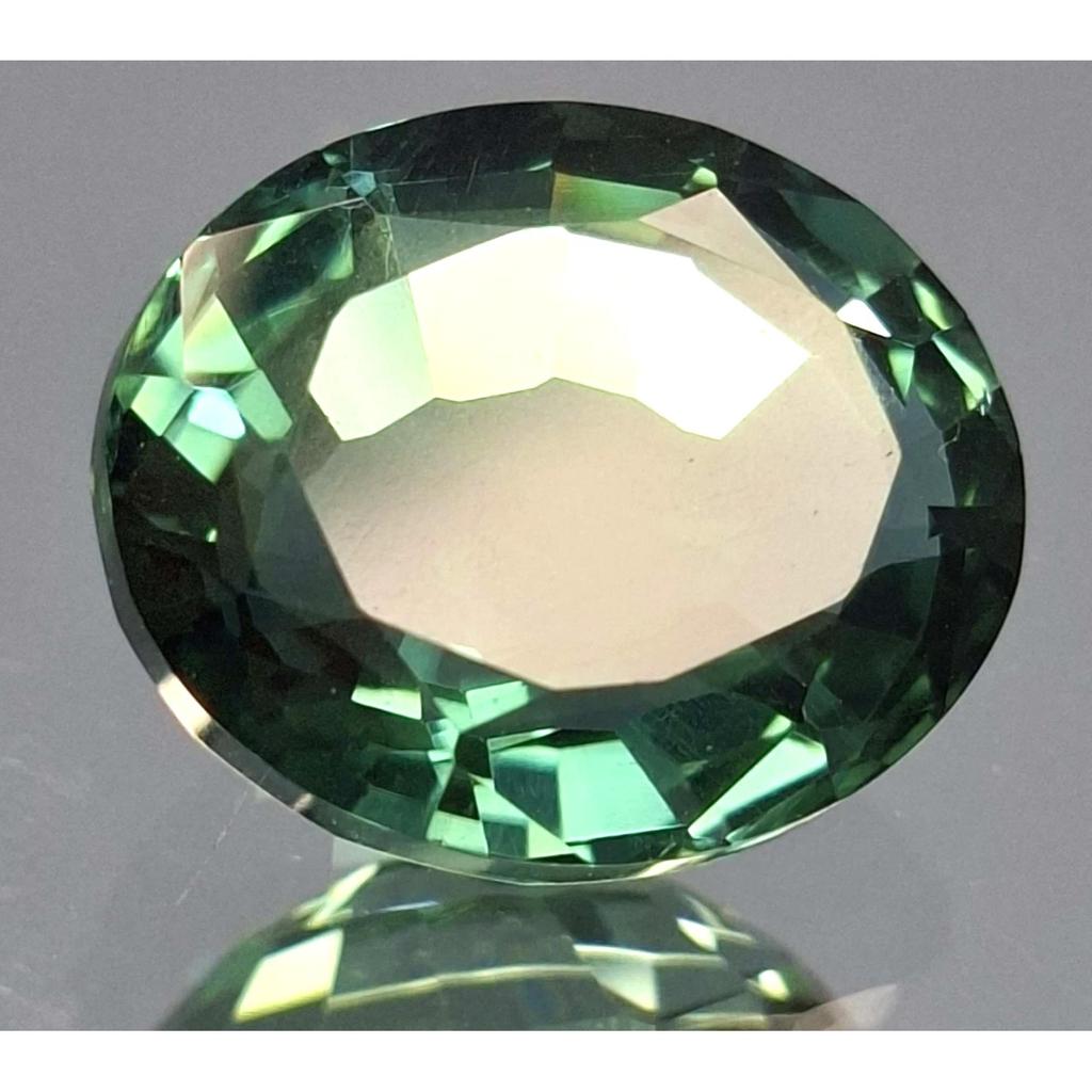 Certified Natural Tourmaline Bluish-Green Oval Cut 8-10 Ct Beautiful Gemstone