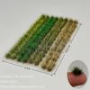 Grass Tufts 120PCS Multicolor 8mm Self Adhesive Miniature Model Sand Table Wargame Landscape DIY Scene Making Model Accessories