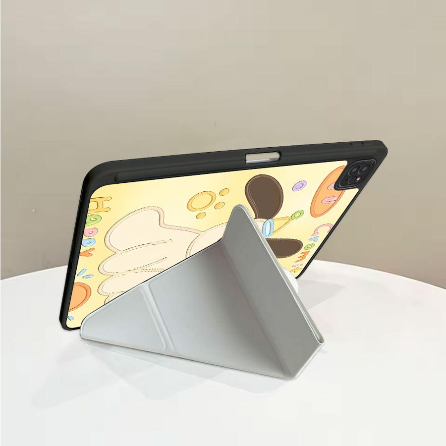 Holder Cover Tablet Case For iPad Pro 2025 Air 4 5 M3 M2 1 2 M4 11inch Pro 11th 10th 9th 8th 7th 12.9inch Mini 6 7 Dog Cartoon
