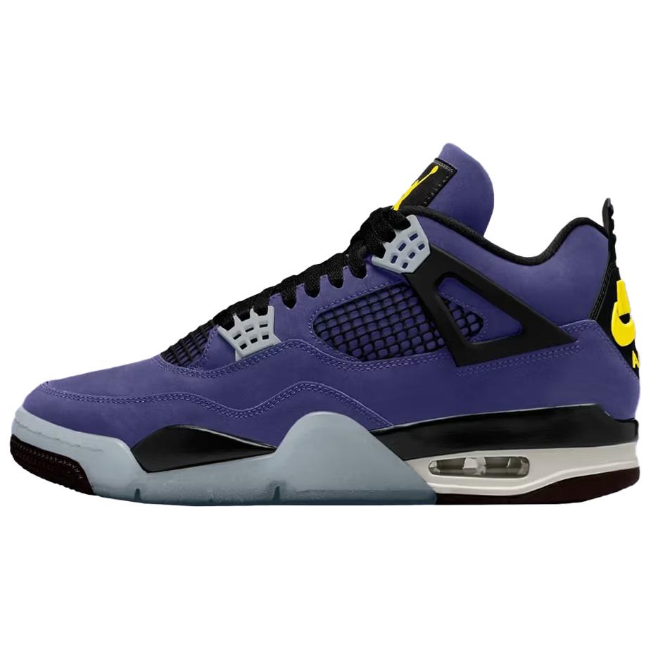 

Jordan Air Jordan 4 Abrasion Resistant Mid top Vintage Basketball Shoes Unisex Purple FV5029-500 42.5