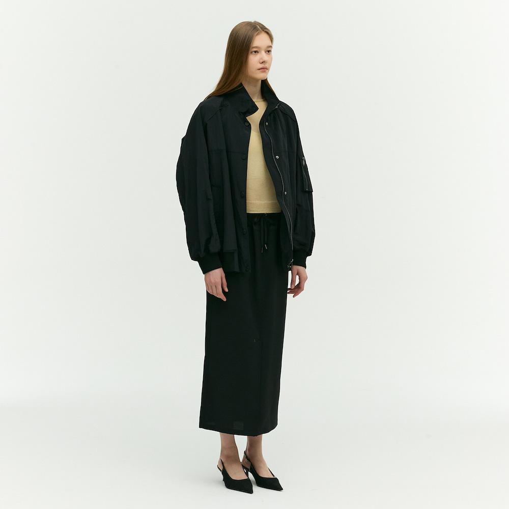 Ibiem Waistband H-Line Skirt Emp3Wsk060