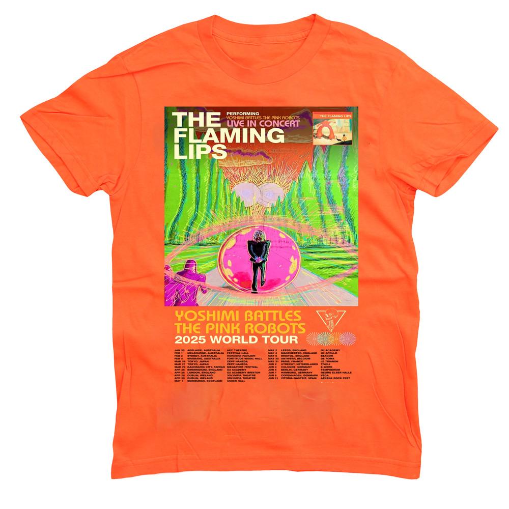 The Flaming Lips Band Tour 2025 Gift For Fans to 5XL T-shirt QA010 Unisex T-Shirt M