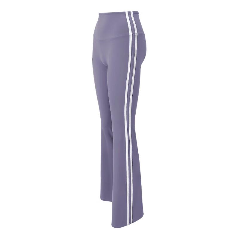 Women's High-Waist Striped Flare Yoga Pants