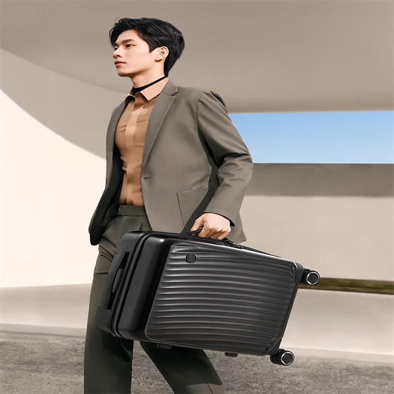 Aihuaishi PC Hardshell Suitcase with Shock-Absorbing Wheels