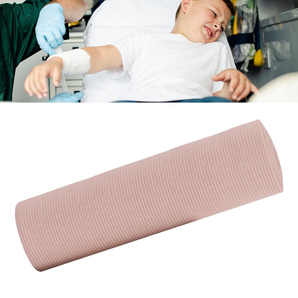 Elastic Bandage Wrap Breathable Comfortable Flexible Protection Wound Care Strong Compression Bandage Wrap with Clips 10x4.5cm / 3.9x1.8in