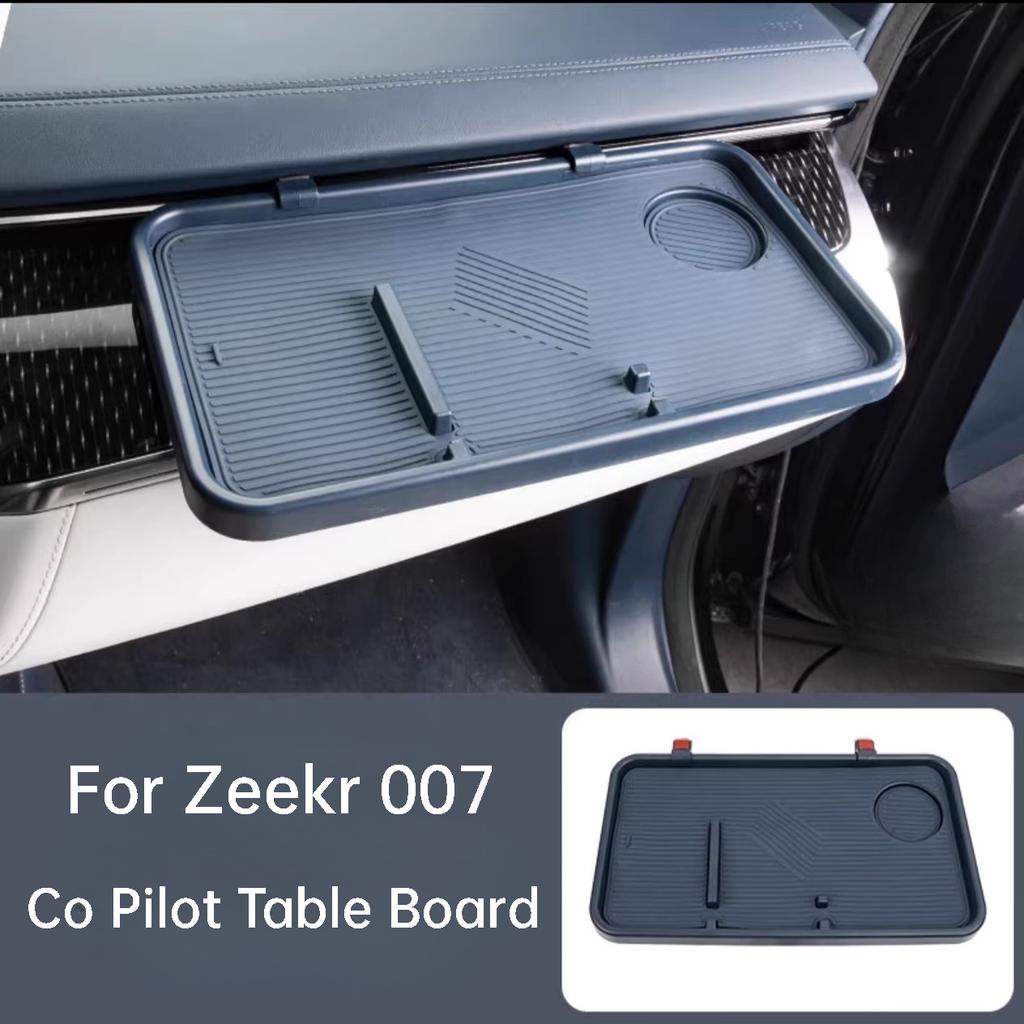 For Zeekr 001 X 007 21-25 Car Co Pilot Table Board Dashboard Cup Holder Storage Box Interior Organizer Accessories