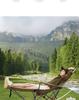 Four-Gear Adjustable Padded Folding Moon Chair for Sitting & Sleeping