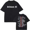 Rapper Dellafuente Album Letters Print Tshirts Men Women Vintage Hip Hop Pop Music T Shirt High Quality Shortsleeved Top