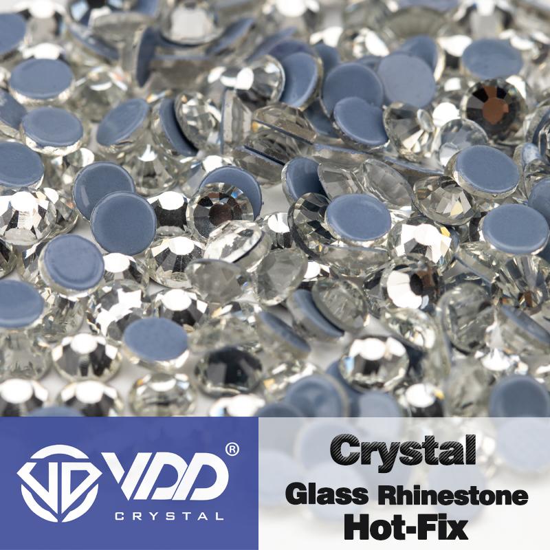 VDD SS6-SS30 High Quality Hot-Fix Glass Rhinestone Crystal Flatback Strass Stones DIY Garment Decoration Wedding Dress