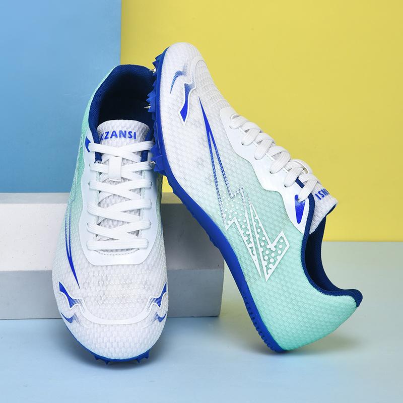 Eleganti Nuove Scarpe Atletiche Unisex Scarpe da Chiodi Professionali da Uomo Sneakers Antiscivolo Chiodi da Pista Scarpe da Corsa per Bambini Ragazze