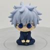 Gojo Satoru Jujutsu Kaisen Anime Mini Fushiguro Megumi Figurine Itadori Yuji Action Figures PVC Q Version Collection Model Toys