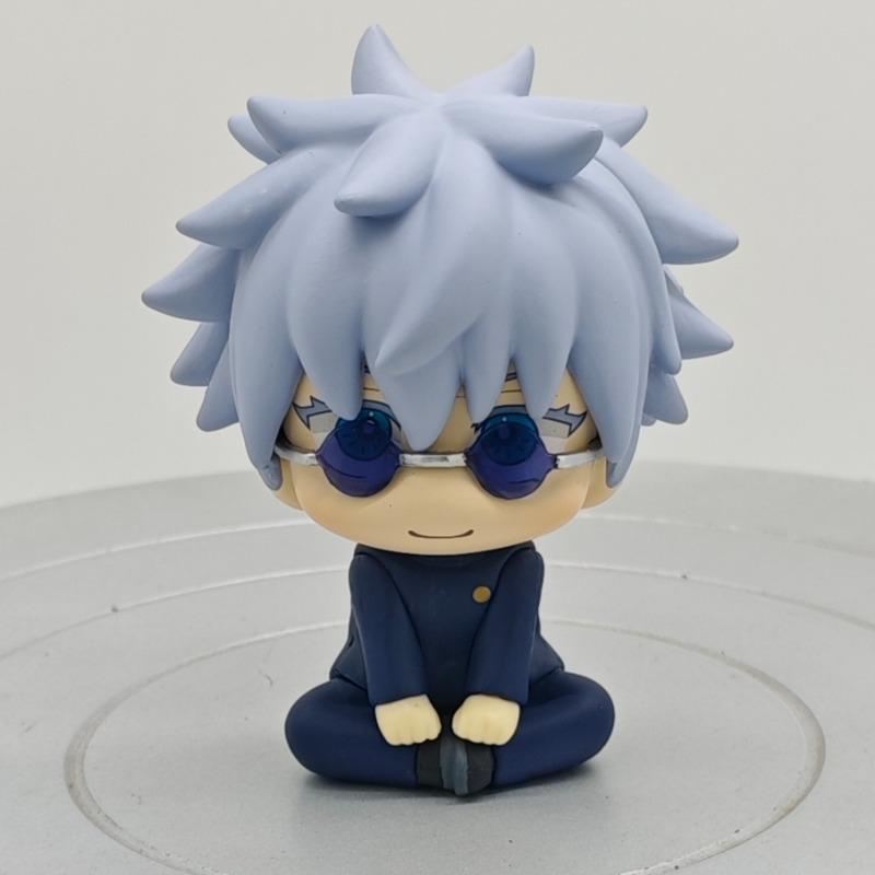 Gojo Satoru Jujutsu Kaisen Anime Mini Fushiguro Megumi Figurine Itadori Yuji Action Figures PVC Q Version Collection Model Toys