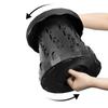 Comet Outdoor Portable Adjustable Height Camping Stool All Black