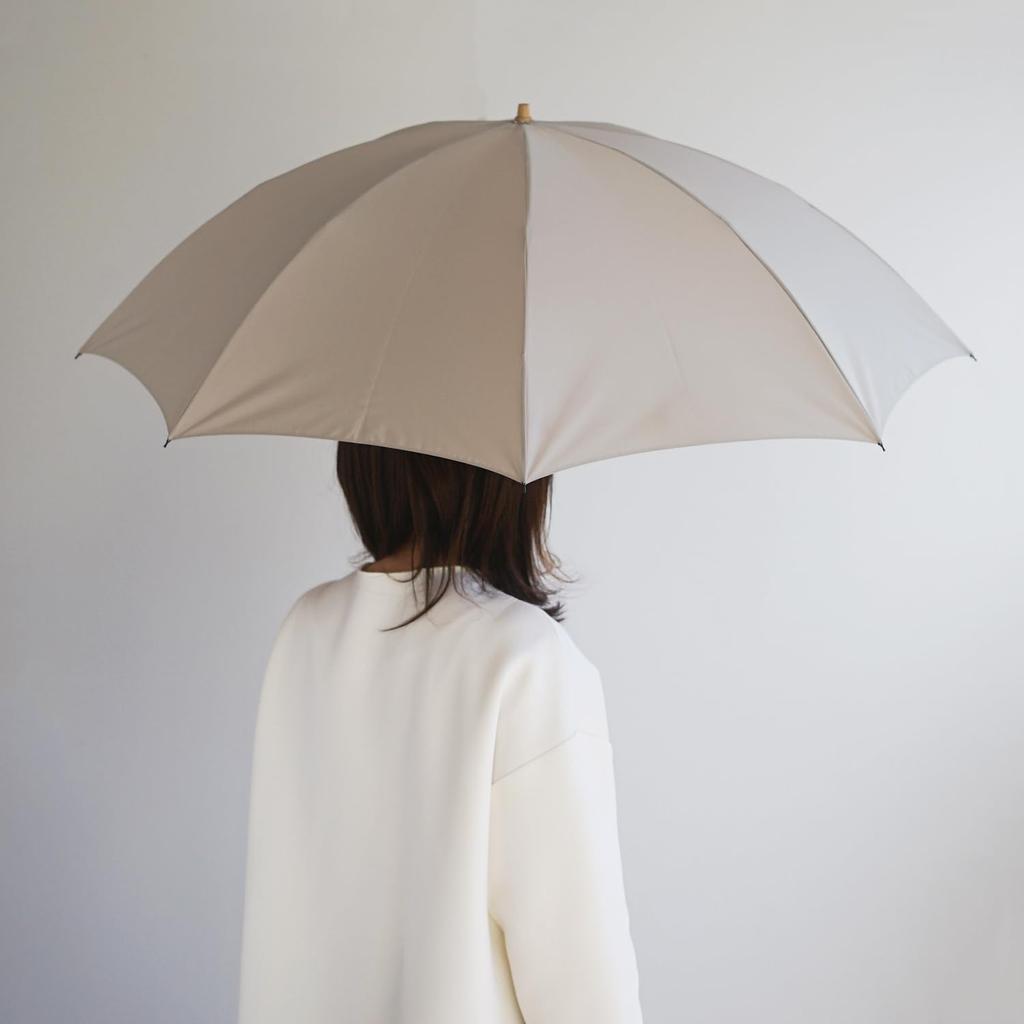 Made in Japan Miratore 55cm folding umbrella that can be carried without folding Super fabric Compact Lightweight Can also be used as a long umbrella