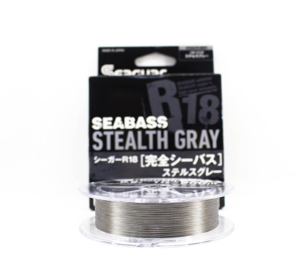 Seaguar PE-Schnur R18 Seabass 200 m Größe 0,6 11 lb Stealth Grau (8283)