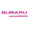 For Subaru BRZ SYMMETRICAL AWD Logo WRX Forester XV Outback Impreza Car Badge Letter Sticker Trunk Emblem WW222