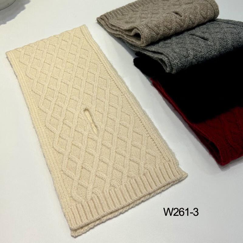 G·TENNA NX-W261 Women's Diamond Pattern Wool Insert Scarf