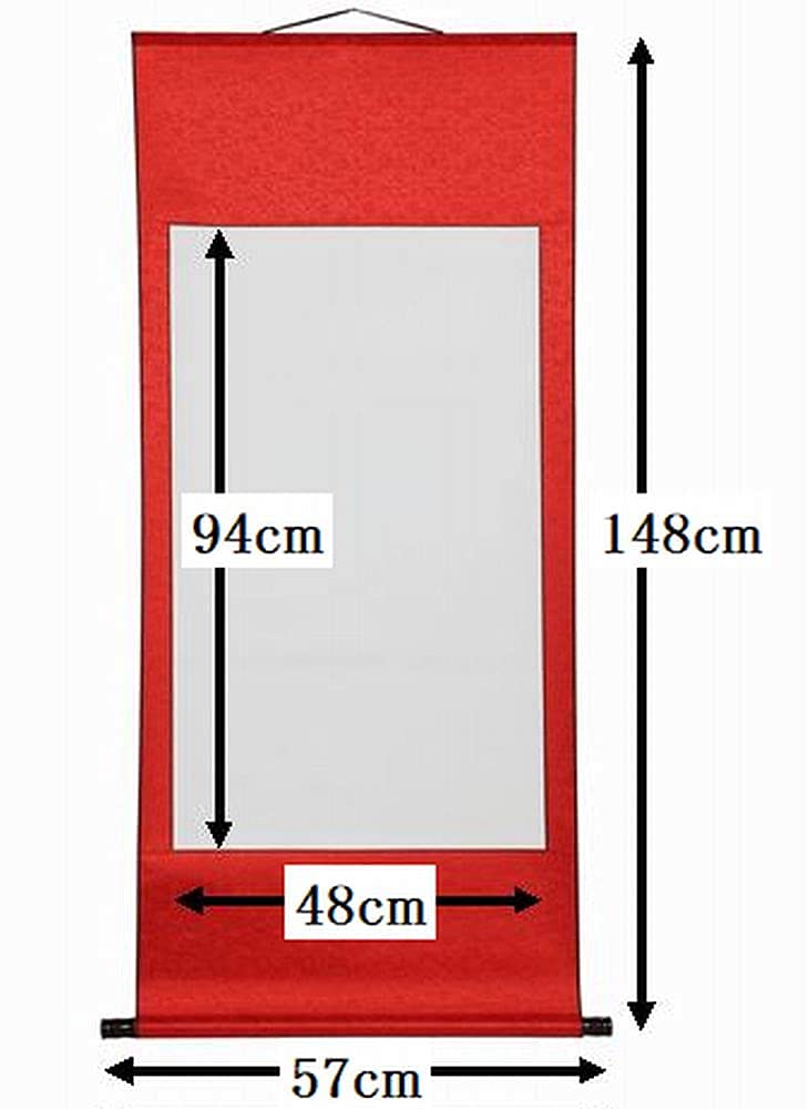 Blank Hanging Scroll Set of Japanese Ink Calligraphy Supplies [17th] 2, Painting, Painting,