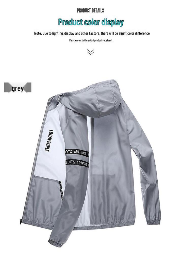 2025 Men's Lightweight Breathable Outdoor Jacket - Youth Skin Top Anti.