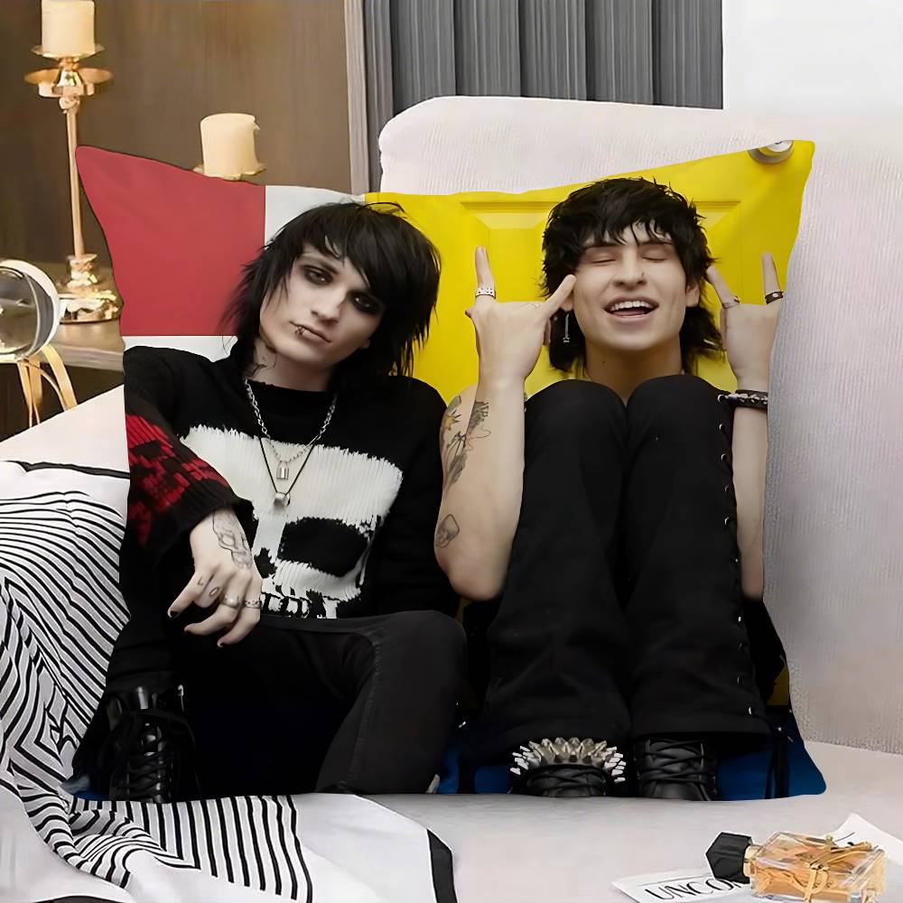 CoolJake Webber Johnnie GGuilbert Customizable Square Pillowcases Stylish And Soft Perfect For Beds Cars And Sofas