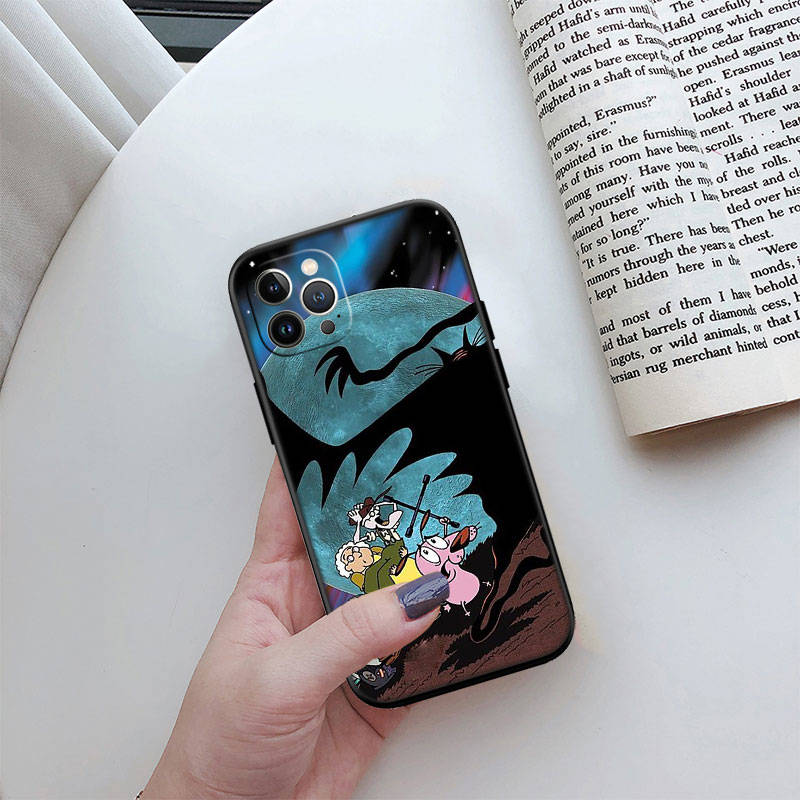 IR5 Courage Cowardly Dog Phone Case for Xiaomi Poco F7 M7 X7 C75 C71 C51 C50 C55 C65 C40 F6 F5 X6 X4 X3 X2 M6 M5 M4 M3 M2 F3 F2 F1 Pro