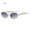 Luxury  Oval Frame Sunglasses Women Trendy Round Small Frame Sun Glasses Classic Shades High Quality Classic Men Eyewear