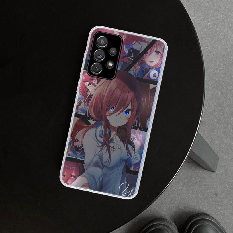 Nakano Miku Anime Phone Case for Samsung Galaxy A17 A16 A26 A36 A56 A57 A37 A15 A25 A35 A55 A14 A24 A34 A54 A13 A23 A33 A53 Gala