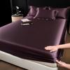 Lenzuolo con angoli in Pura Seta di Gelso Pesante 30 Momme, Copriletto Singolo e Protezione Materasso in Tencel