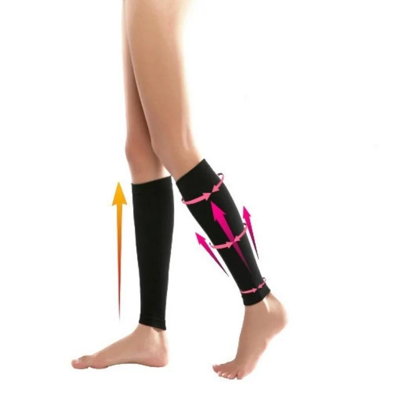 Geformte Skinny Leg Socke Schützen Elastische Unterwäsche Socken Wärme Hochelastische Kompression Stulpen