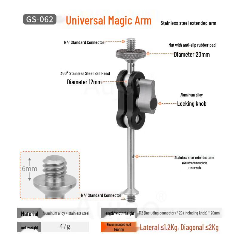 TEXIAN Universal Magic Arm with Clamp