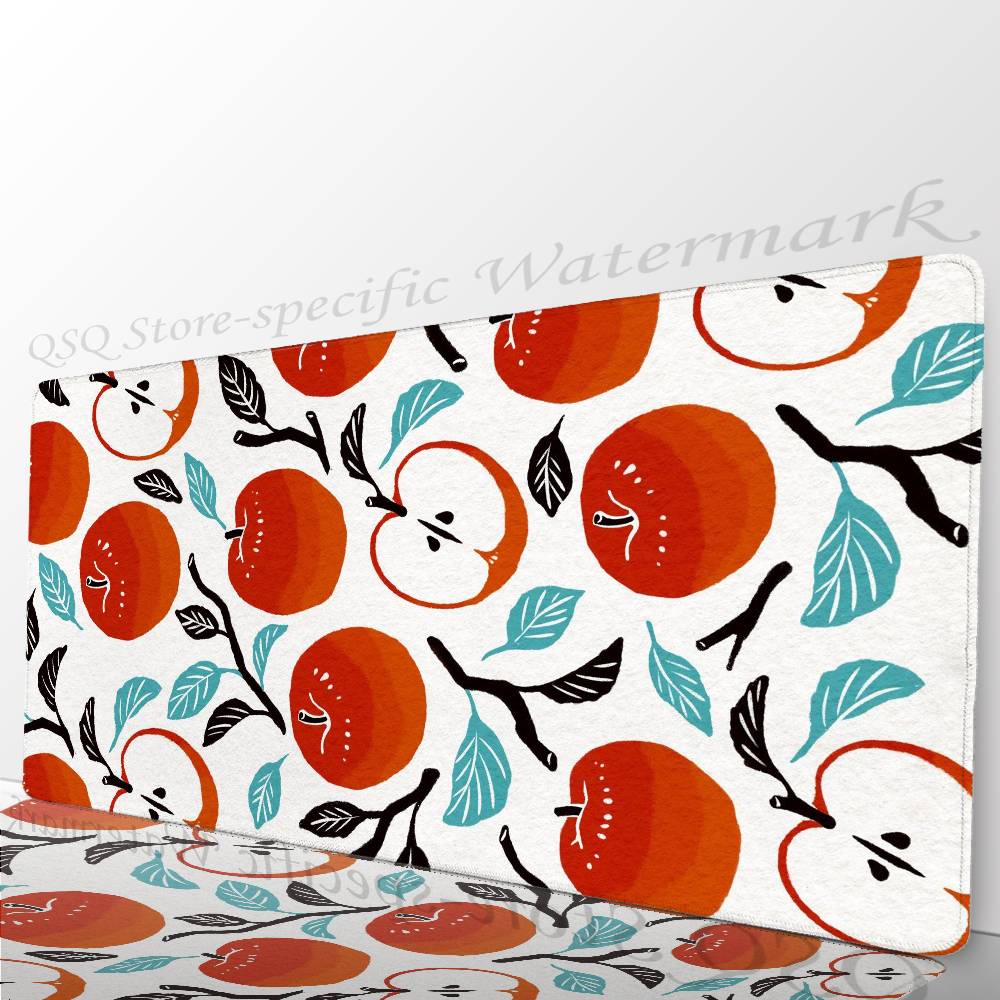 Interesting Apple Abstraction Mousepad Non-slip Suitable For Office Computers Laptops E-sports Game Desk Mats XXL Keyboard
