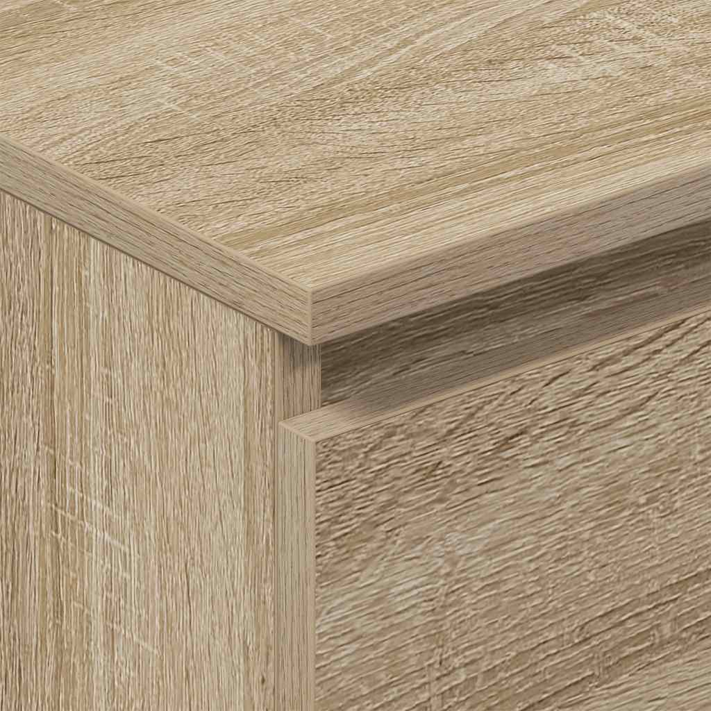 Sideboard in Sonoma Oak Finish 60 x 35 x 98.5 cm Particleboard