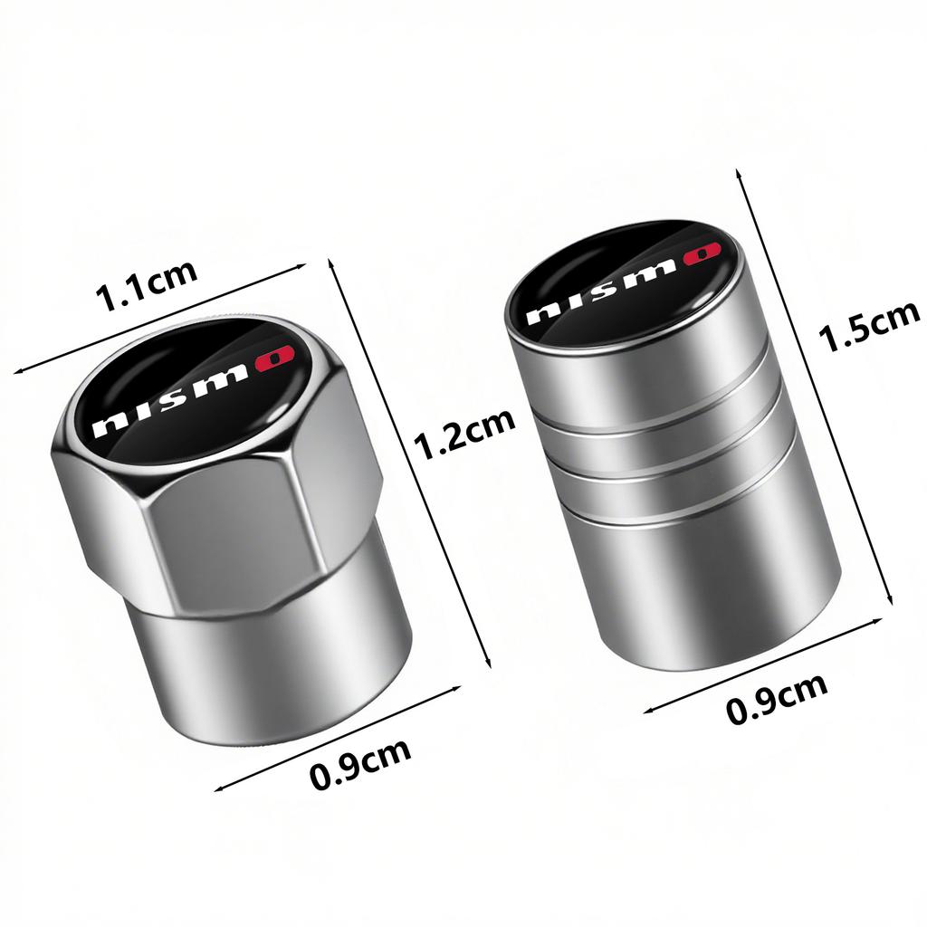 Car Wheel Tire Valve Caps Air Stem Covers Accessories For Nismo Nissans Tiida Teana Skyline Juke X-trail Almera Qashqai Goods