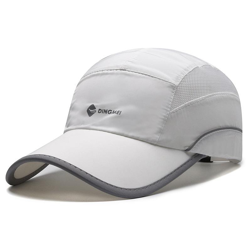 Summer New Outdoor Solid Quick Drying Mesh Men Baseball Caps Women Ponytail Baseball Cap Fashion Hats Simple Visor Casual Cap
