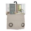 Set of 2 Thermal and Soundproof Blackout Curtains with Polar Lining "Arctic" Taupe