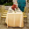 Satins Banquet Tablecloth 57 X 71 Inch Rectangular Draped Table Cover with Smooth Silky Fabric for Wedding Reception Decors